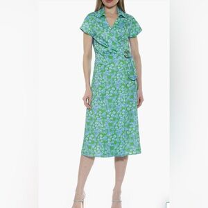 Alexia Admor Wrap Dress new with tags short sleeves size 14